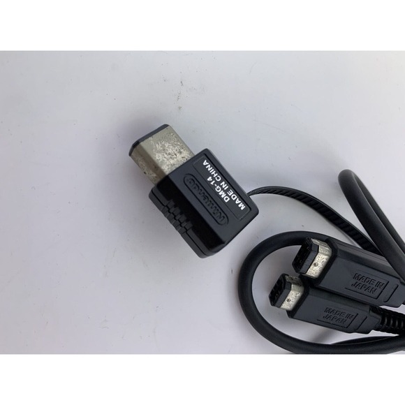 Authentic Nintendo Game Boy Color GBC Link Cable CGB-003 w/ Adapter DMG-14 - Picture 3 of 5